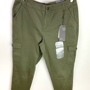 1822 Denim Ankle Skinny Cargo Pants Size 16